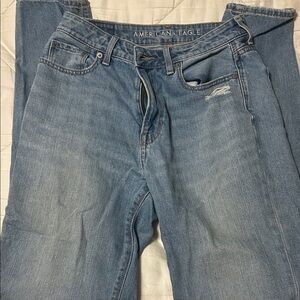 American Eagle Outfitters Men's Light Blue Straight Jeans